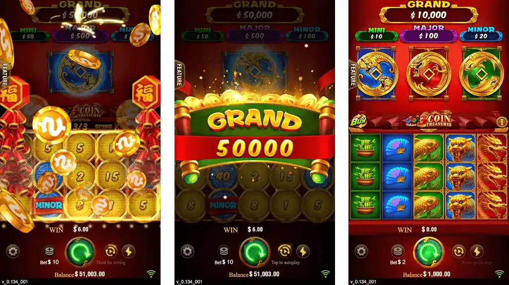 3 Coins 1000Club Bonus